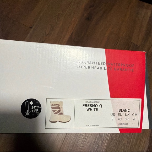 Storm by Cougar Womens Fresno Snow Boots Sz 9 White Waterproof NIB - Picture 5 of 5